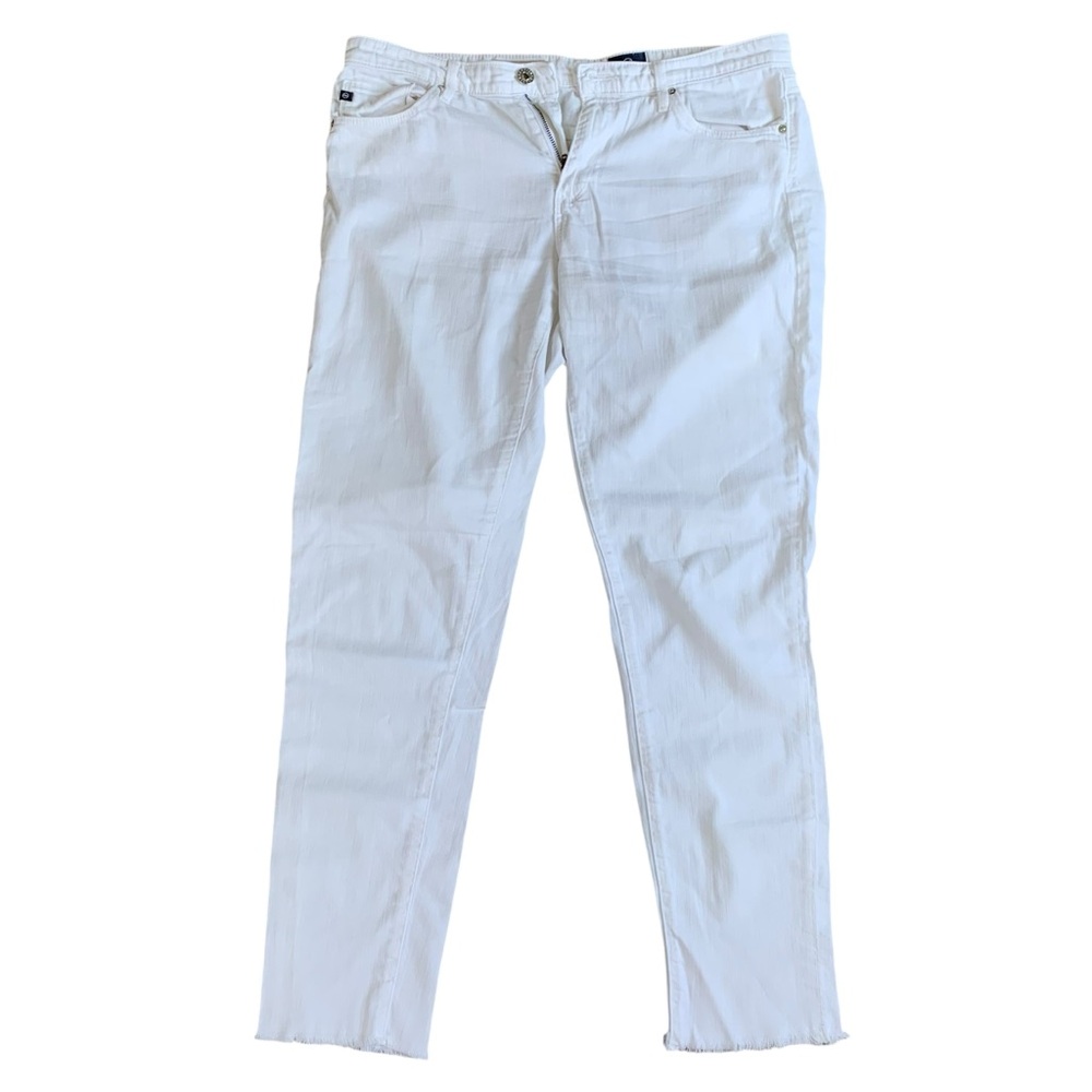 AG Adriano Goldschmied White Ankle Jeans
